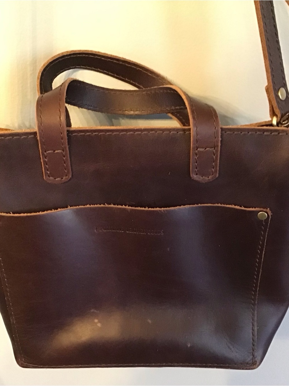 Women's Brown Leather Tote Bag - Classic Everyday Carry
